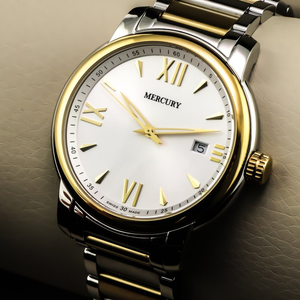 Mercury - Swiss Made Watch - ME410-SG-1
 Quartz
 41 mm. ME410 50m (5 ATM, 169 ft)