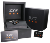 RSW - Swiss Made Watch - RSWM106-GL-1 Quartz
 44mm RSWM106 50 m (5 ATM/169 ft)