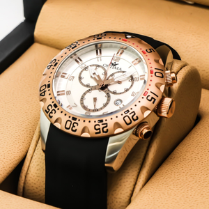 OPTIMA - Swiss Chronographe - OSC342-SRX- Chronograph Swiss Quartz 47 mm OSC342 50 m (5 ATM / 169 ft)