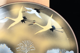 Kutani Yuho Quartz
  Kutani ware decorative plate with crane design