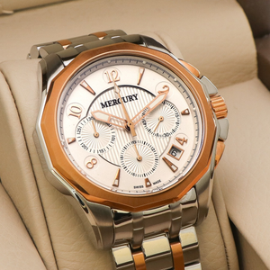 MERCURY - Swiss Chronograph - ME350-SR-1 - No Reserve Price - Men - 2011-present Swiss Chronograph Quartz 45mm ME350 50m (5 ATM, 169 ft)