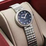 GEOVANI - Swiss Diamond Watch - GOL577-SS-DD-9  Swiss Quartz 27.5mm. GOL577 50m (5 ATM, 169 ft)