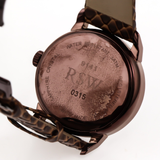 RSW - Swiss Watch - RSW9141-CL-4   Swiss made Quartz 46.75 mm RSW9141 Brown Genuine Leather Strap with butterfly clasp. 21.60mm width