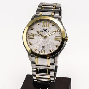 Optima - Swiss Watch - OSM269-SG-1
 Swiss Quartz 43mm OSM269 50 meters (5 ATM / 169 feet).