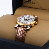 Optima - Swiss Watch - OSL245-SRL-1
 Swiss-made multifunction Ronda 38 mm OSL245 30 meters (3 ATM / 100 feet)