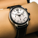 Optima - Swiss Chronograph - OSC399-SBL-1  Swiss quartz chronograph. 45 mm OSC399 30 m (3 ATM / 100 feet)