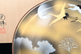 Kutani Yuho Quartz
  Kutani ware decorative plate with crane design