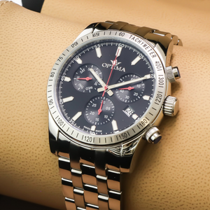 Optima - Swiss Chronograph - OSC432-SS-3  Swiss Ronda Quartz 44.15 mm OSC432 50 m (5 ATM / 169 ft)