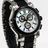 Mercury - Swiss Chronograph - ME1075-SB-7
 Quartz
 42.5 mm ME1075 30 meters (3 ATM, 100 feet)