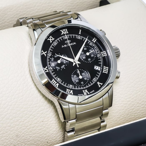 MUREX -Swiss Chronograph - MUC614-SS-3
 Swiss Ronda Chronograp 44mm MUC614 50 meters (5 ATM / 169 feet)