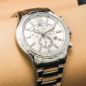 Optima - Swiss Chronograph - OSC362-SS-1
 Swiss Ronda 44.5mm OSC362 50 m (5 ATM / 169 ft)