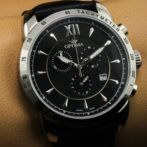 Optima - Swiss Chronograph - OSC328-SL-3 Swiss Ronda
 45.5 mm OSC328 50 m (5 ATM / 169 ft)