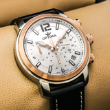 Optima - Swiss Chronograph - OSC399-SRL-1
 Swiss Quartz Chronograph 45mm OSC399 30 m (3 ATM / 100 feet)