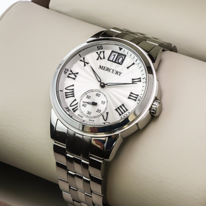 Mercury - Swiss Watch - ME425-SS-1  Swiss Chronograph Quartz 42 mm  ME425 50m (5 ATM, 169 ft)