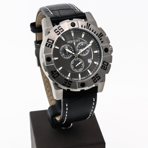 Mercury - Swiss Chronograph - ME10225-SL-2 - Black strap
 Quartz
 44 mm ME10225 50m (5 ATM, 169 ft)