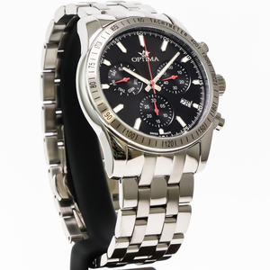 Optima - Swiss Chronograph - OSC432-SS-3  Swiss Ronda Quartz 44.15 mm OSC432 50 m (5 ATM / 169 ft)