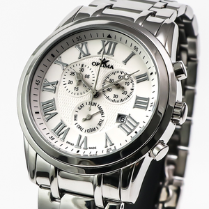 Optima - Swiss Chronograph Watch - OSC334-SS-1
 Swiss Chronograph Ronda 44 mm OSC334 50 m (5 ATM / 169 ft).