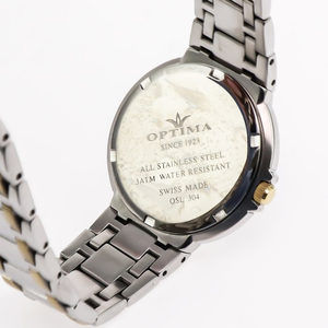 Optima - Swiss Watch - OSL304-SG-3 Swiss made Ronda 34 mm OSL304 30 meters (3 ATM / 100 feet)