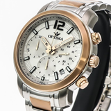 Optima - Swiss Chronograph - OSC399-SR-1 
 Swiss quartz chronograph. 45 mm OSC399 30 m (3 ATM / 100 feet)