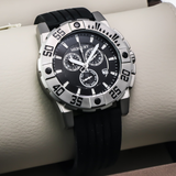 Mercury - Swiss Chronograph - ME10225-SX-3 Swiss Chronograph Quartz 44mm ME10225 50m (5 ATM, 169 ft)