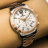 Optima - Swiss Chronograph - OSC399-SR-1 
 Swiss quartz chronograph. 45 mm OSC399 30 m (3 ATM / 100 feet)