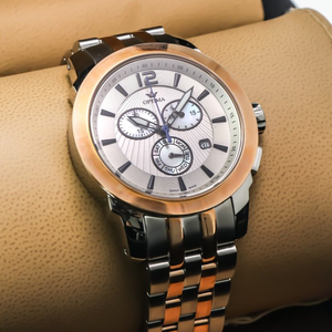 Optima - Swiss Chronograph - OSC391-SR-1
 Swiss Ronda 46 mm OSC391 30 m (3 ATM / 100 feet)