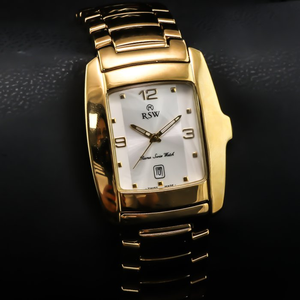 RSW - Swiss Watch - RSW9200-GG-1
 Swiss made ETA Quartz 32.80 mm x 38.35 mm RSW9200  30m (3ATM / 100ft)