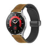 Leather Band Magnetic Clasp for Samsung Galaxy Watch Adjustable Premium Leather