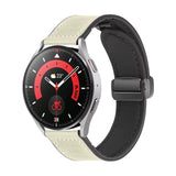 Leather Band Magnetic Clasp for Samsung Galaxy Watch Adjustable Premium Leather
