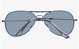 AVIATOR Sunglasses • AVGSR 635BKS • 100% UVA UVB • Foldable Full Rim • 59•49•145