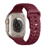 24 Colors • Breathable Adjustable Silicone Sport Band for Apple Watch All Series