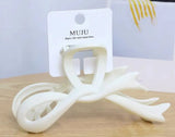 13cm Bow Hair Claw Clips 6-Pack Bundle Matte Large Hair Clips Free US Shipping