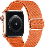 Soft Stretch Nylon Loop Band Apple Watch Series Compatible 38 40 41 42 44 45 46