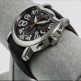 MUREX 42x52mm Swiss Chronograph Stainless Steel Quartz Watch 3ATM ISC792