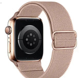 Soft Stretch Nylon Loop Band Apple Watch Series Compatible 38 40 41 42 44 45 46