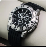 Mercury Swiss 44mm Stainless Steel Quartz Chronograph Watch 5ATM ME10225