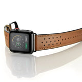 Calf Leather Band for Apple Watch 38/40/41 S10 9 8 SE & 42/44/45/46/49/Ultra