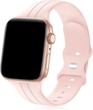 Sport Band for Apple Watch 38/40/41 & 42/44/45/46/49/Ultra Silicone Adjustable