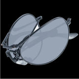 AVIATOR Sunglasses • AVGSR 635BKS • 100% UVA UVB • Foldable Full Rim • 59•49•145