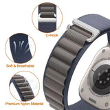 Fashion Band for Apple Watch 38/40/41mm & 42/44/45/46/49/Ultra Nylon Adjustable