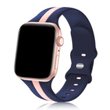 Sport Band for Apple Watch 38/40/41 & 42/44/45/46/49/Ultra Silicone Adjustable