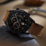 Leather Band Magnetic Clasp for Samsung Galaxy Watch Adjustable Premium Leather