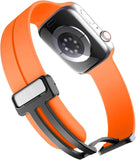 Sport Band for Apple Watch 38/40/41mm & 42/44/45/46/49/Ultra Silicone Adjustable