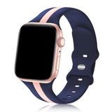 Sport Band for Apple Watch 38/40/41 & 42/44/45/46/49/Ultra Silicone Adjustable
