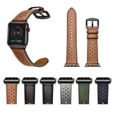 Calf Leather Band for Apple Watch 38/40/41 S10 9 8 SE & 42/44/45/46/49/Ultra