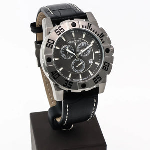Mercury Swiss 44mm Stainless Steel Quartz Chronograph Watch 5ATM ME10225