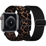 Soft Stretch Nylon Loop Band Apple Watch Series Compatible 38 40 41 42 44 45 46