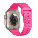 24 Colors • Breathable Adjustable Silicone Sport Band for Apple Watch All Series