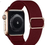 Soft Stretch Nylon Loop Band Apple Watch Series Compatible 38 40 41 42 44 45 46
