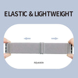 Soft Stretch Nylon Loop Band Apple Watch Series Compatible 38 40 41 42 44 45 46